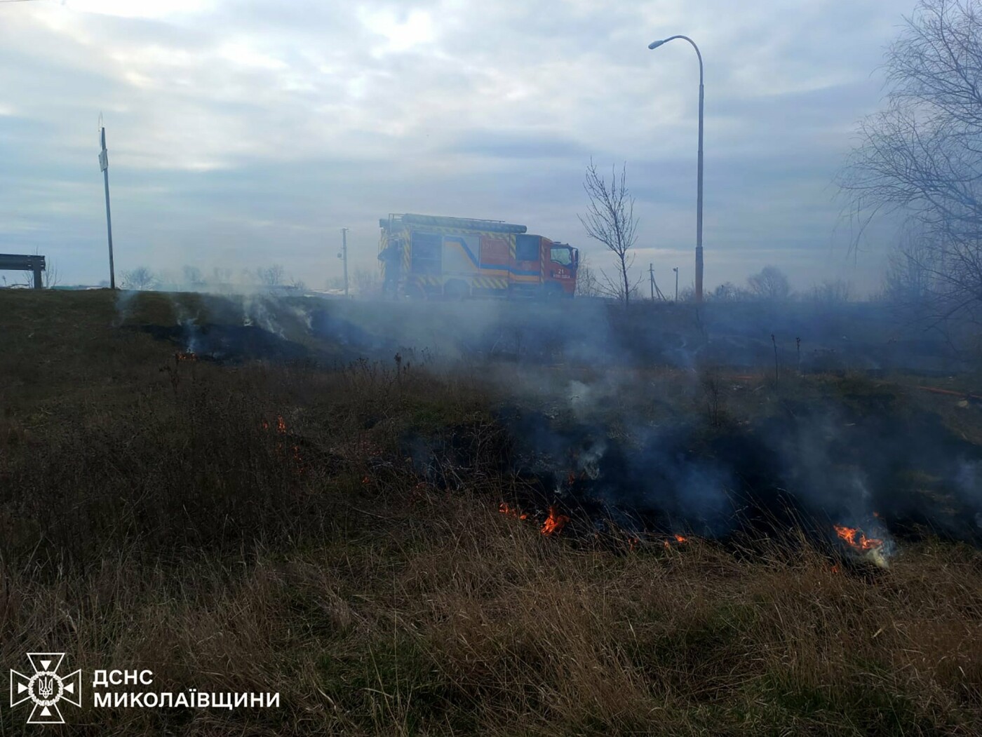 Пожары в Николаевской области