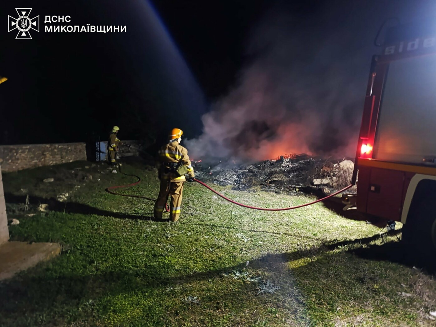 Пожары в Николаевской области