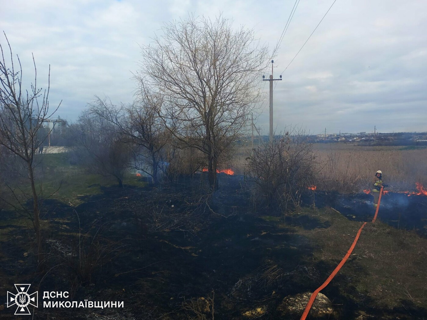 Пожары в Николаевской области