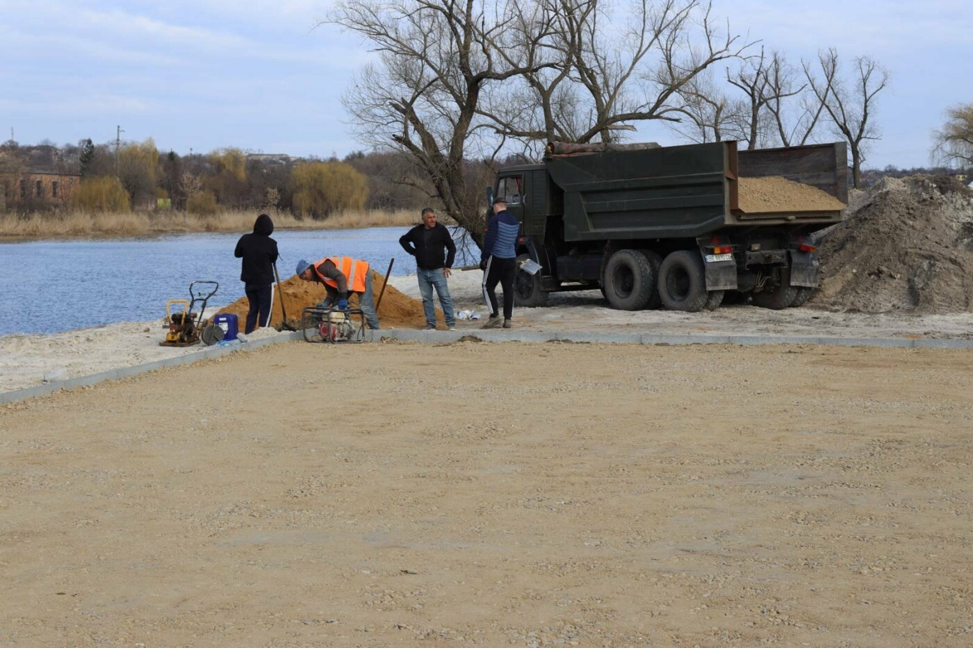 Пляж в Первомайске