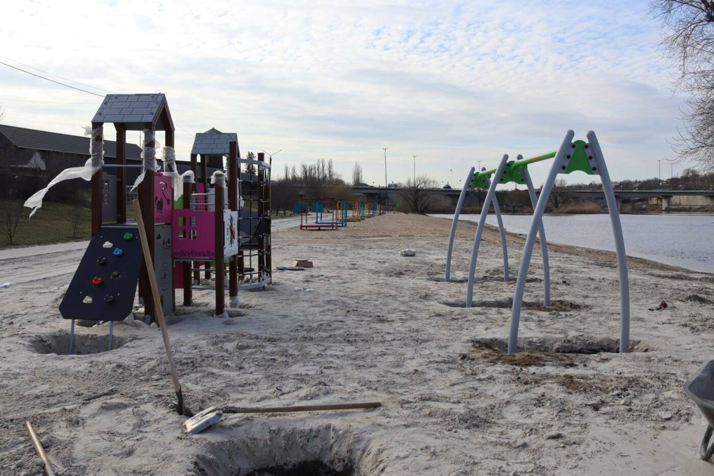 Пляж в Первомайске