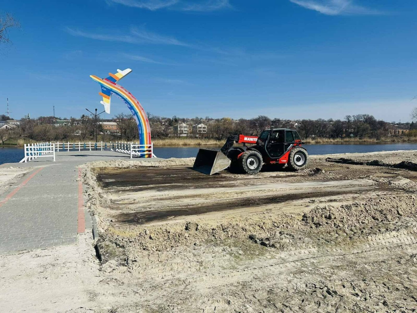 Пляж в Первомайске