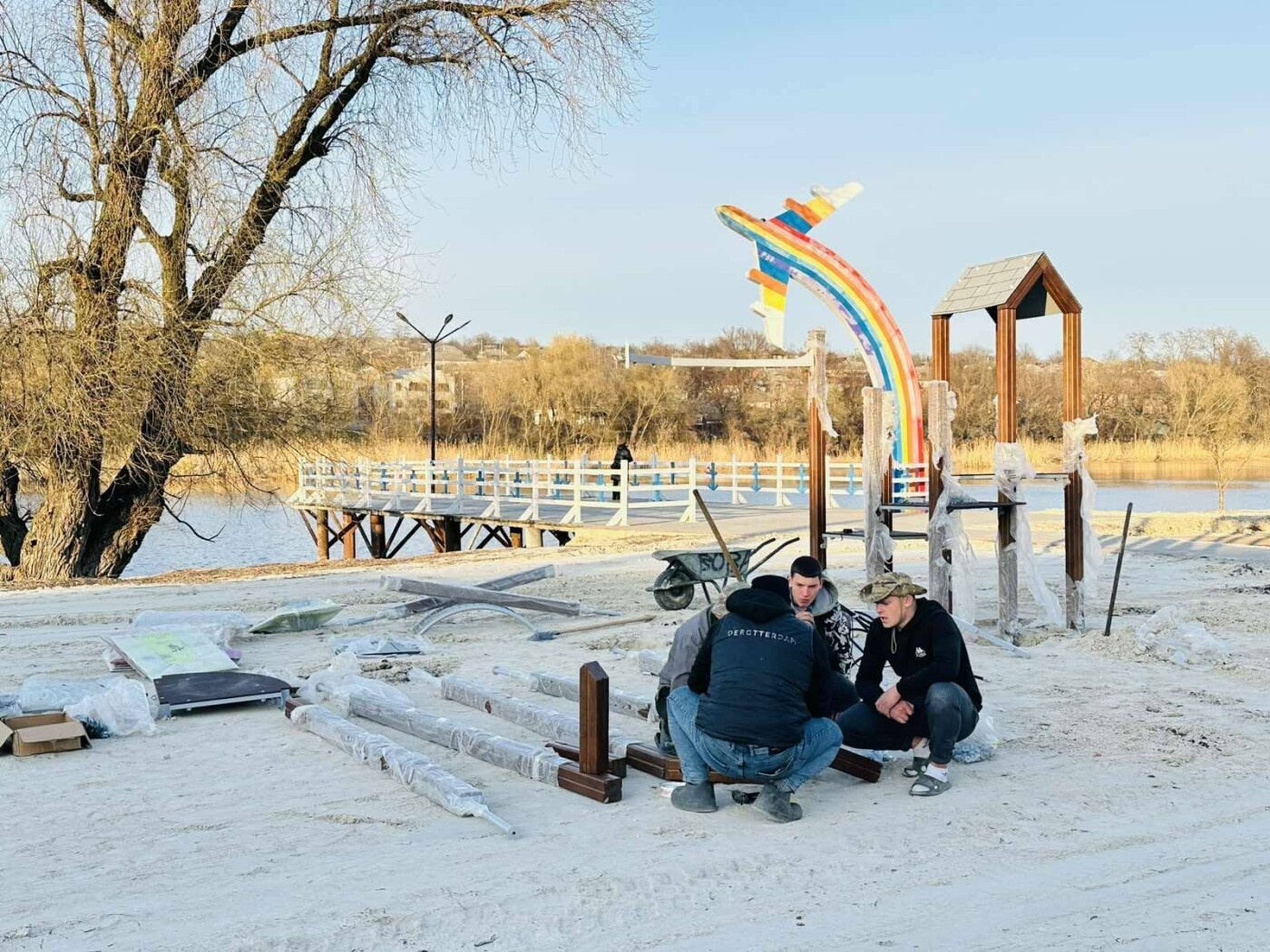 Пляж в Первомайске