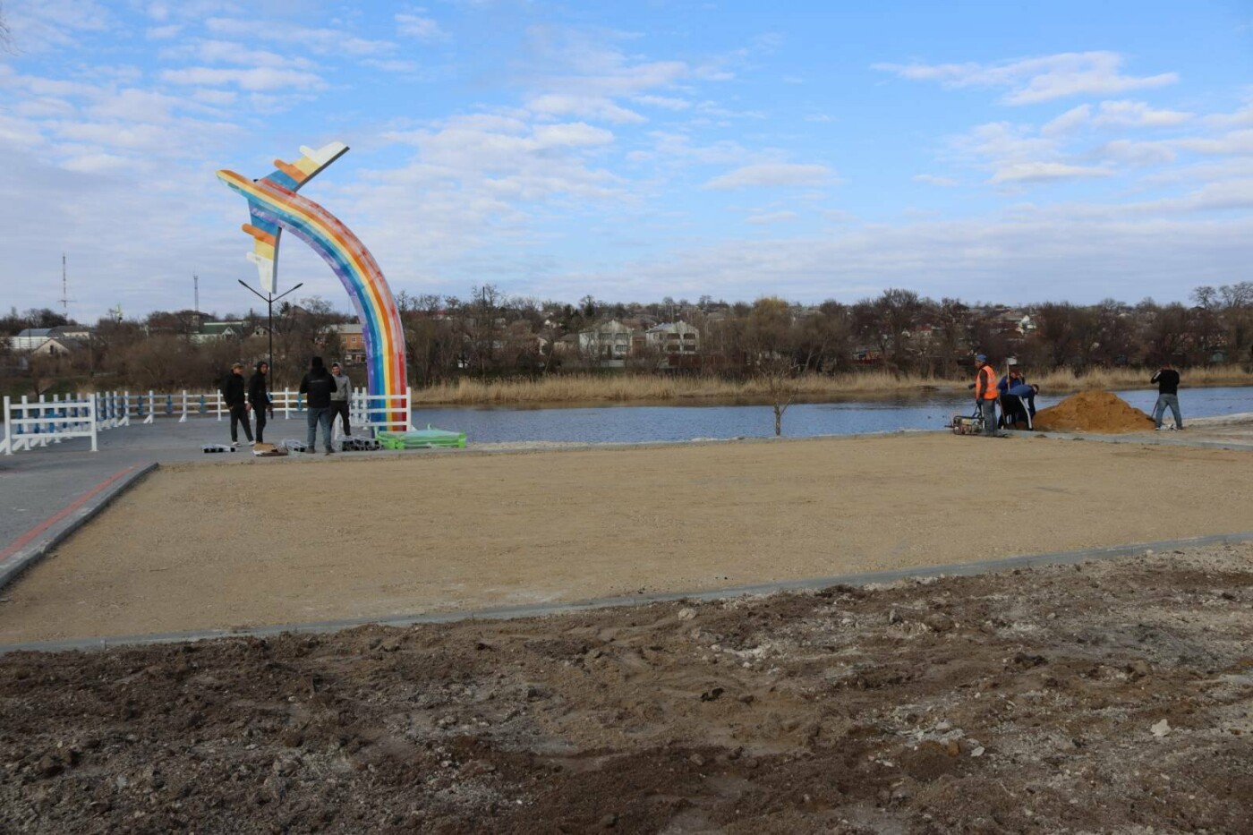 Пляж в Первомайске