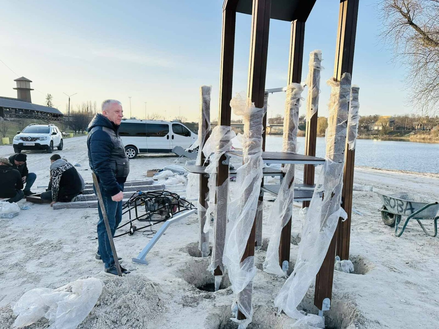Пляж в Первомайске