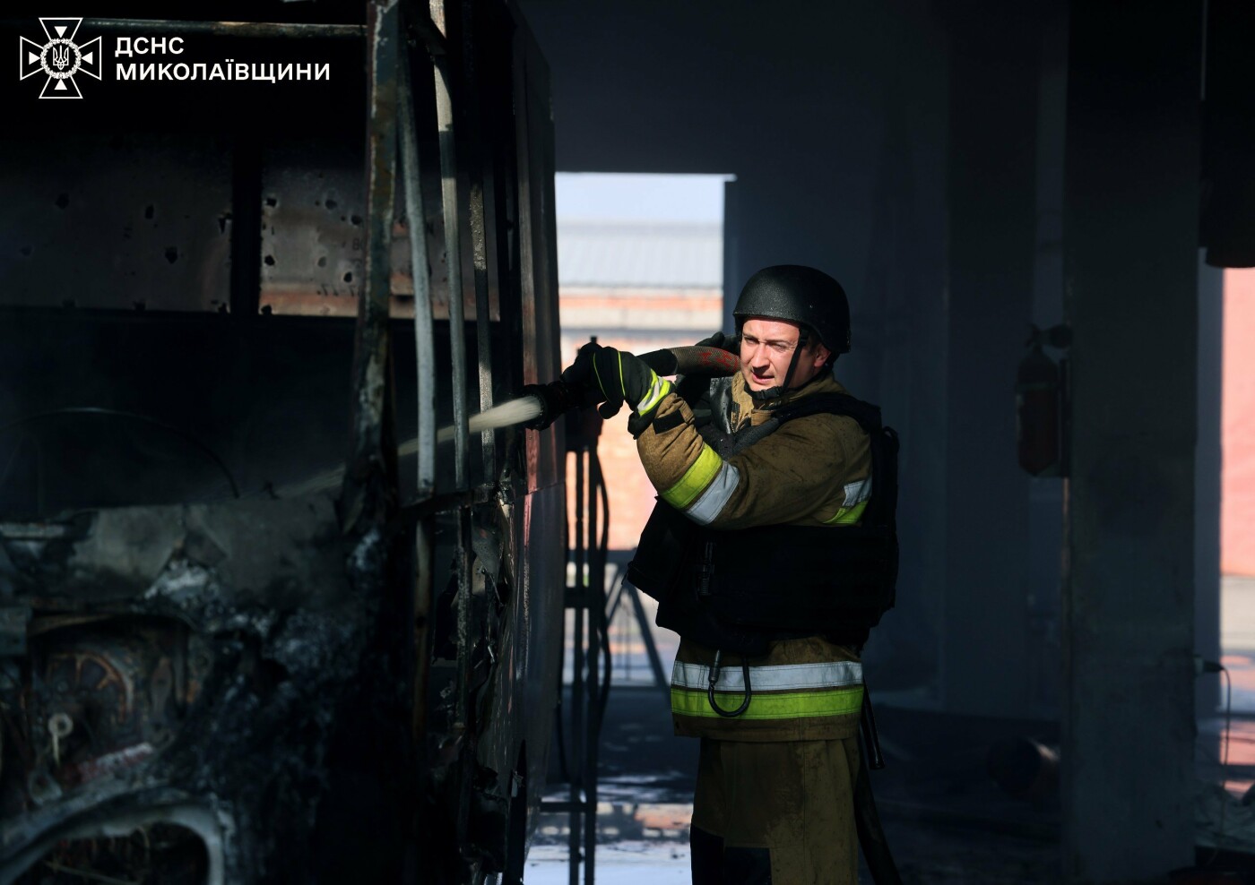 Последствия атаки Николаев