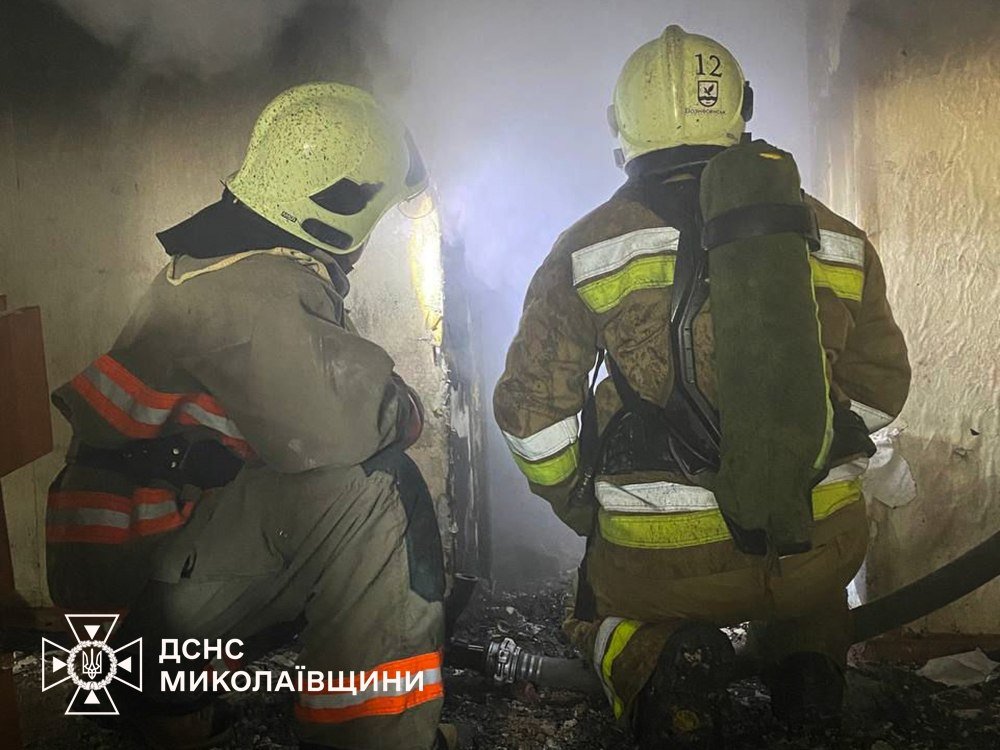 Пожар в Николаевской области