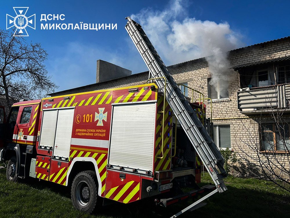 Пожар в Николаевской области