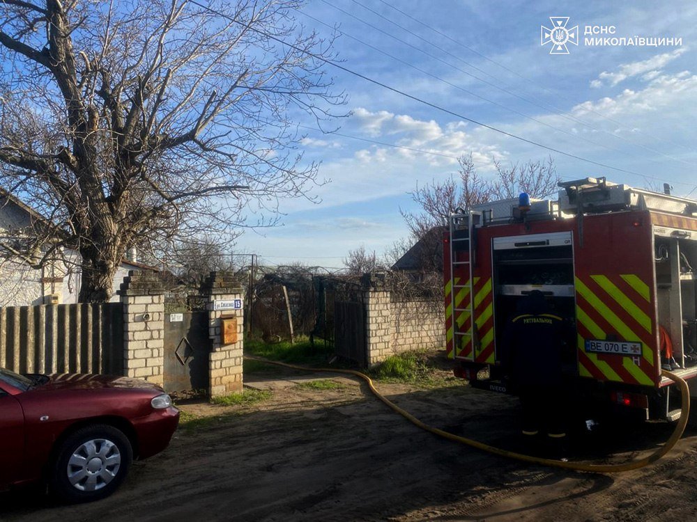 Пожары в Николаевской области