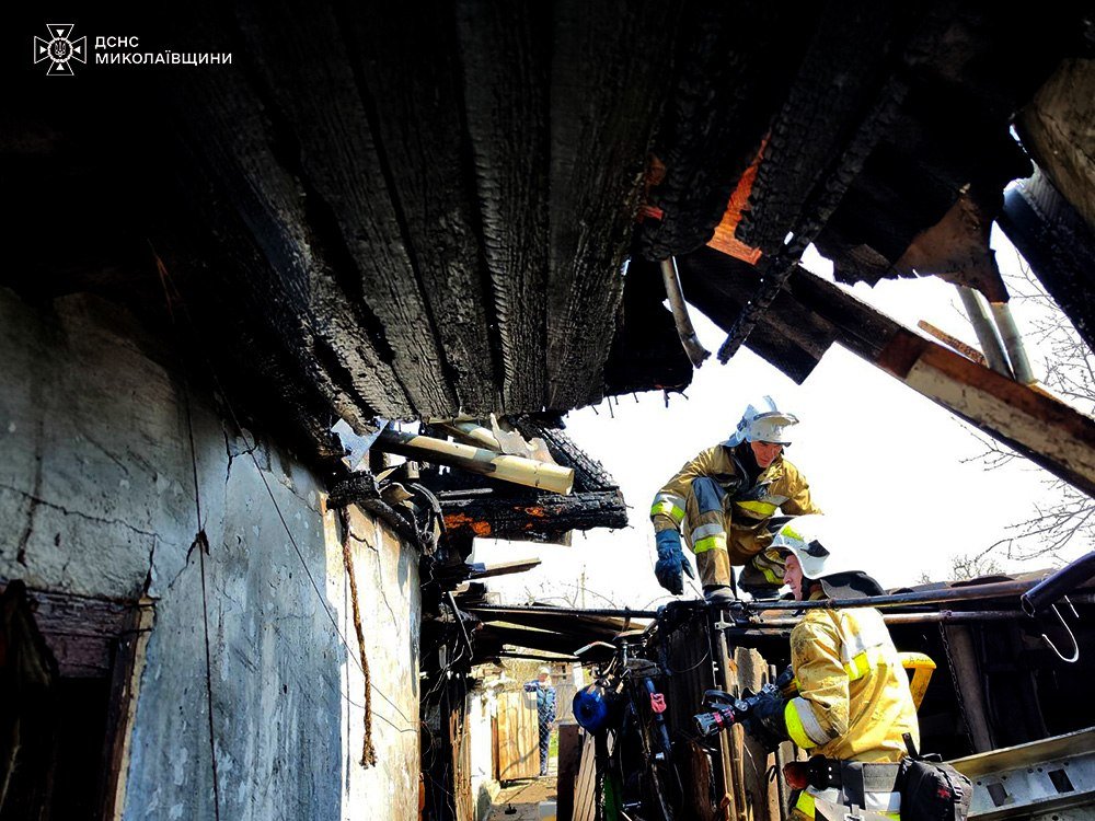 Пожары в Николаевской области