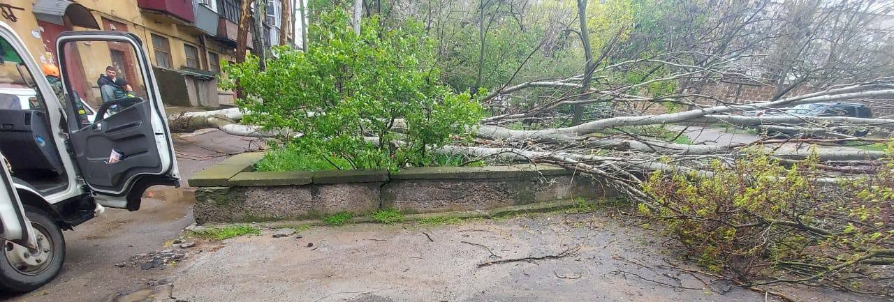 Наслідки негоди в Миколаєві.