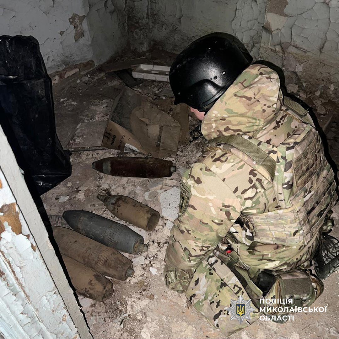 В Николаевской области обнаружили тайник с опасными боеприпасами