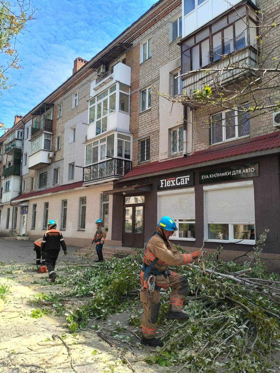 Последствия непогоды в Николаеве