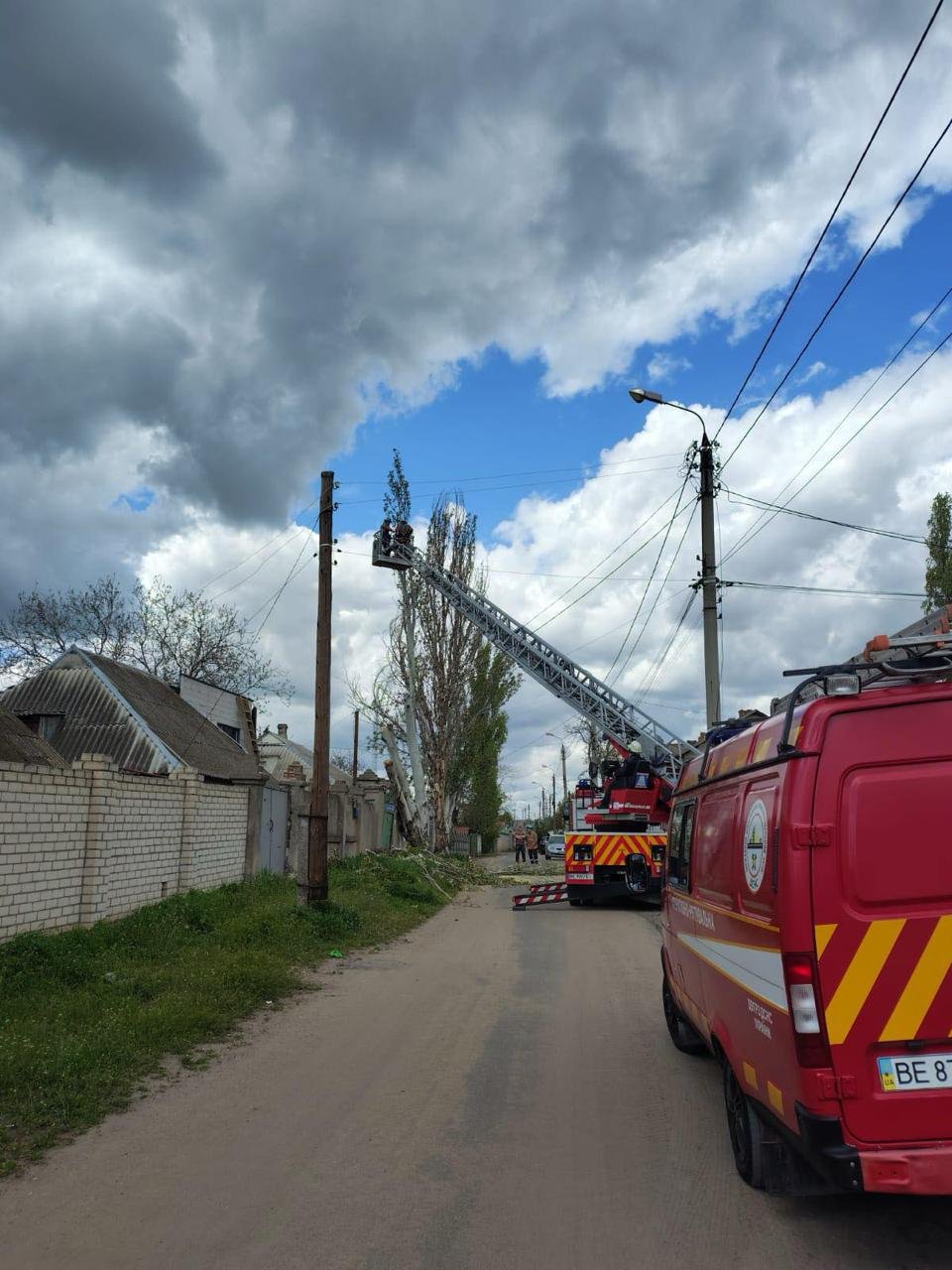 Последствия непогоды в Николаеве