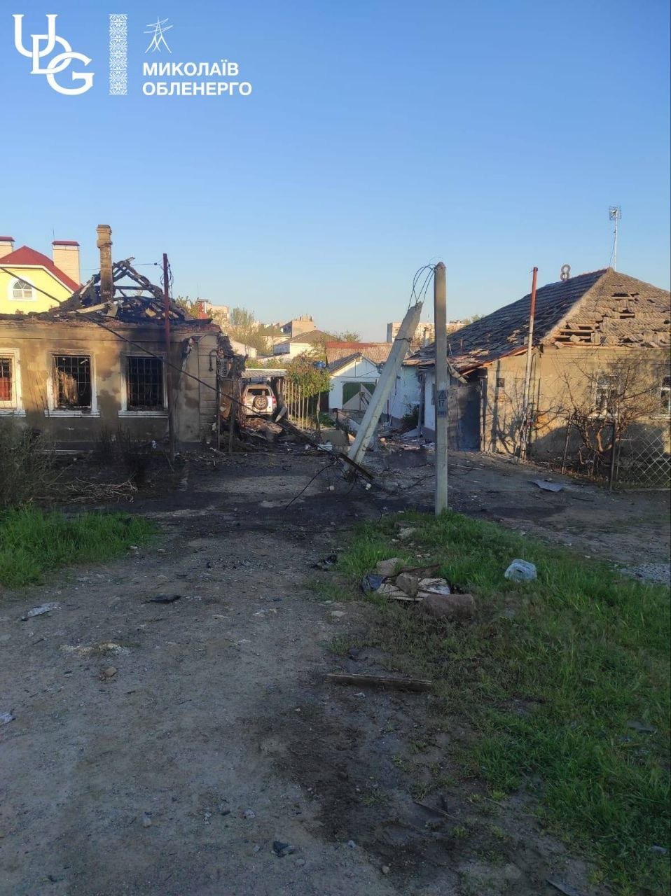 Последствия атаки по Николаеву