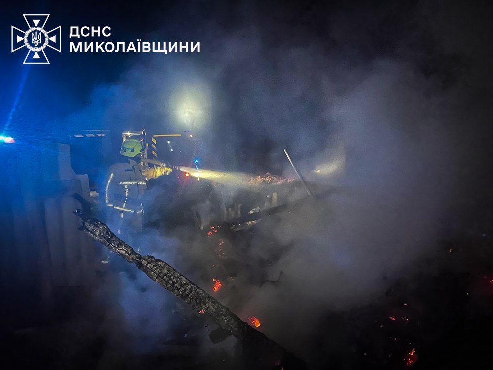 Пожары в Николаевской области