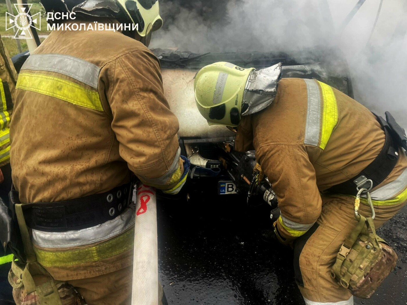 Пожар в Николаевской области