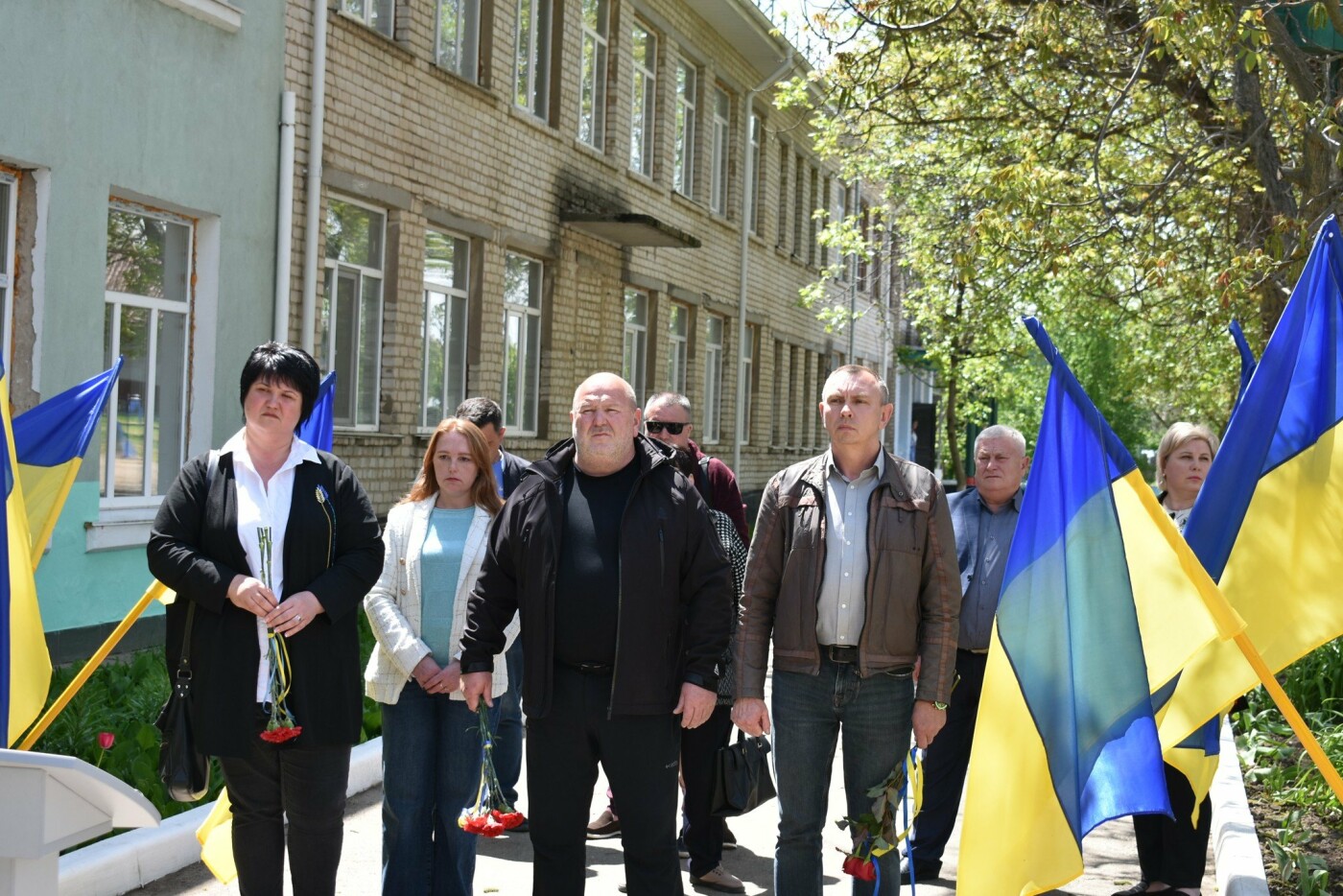 В Баштанке почтили память командира Андрея Олейника