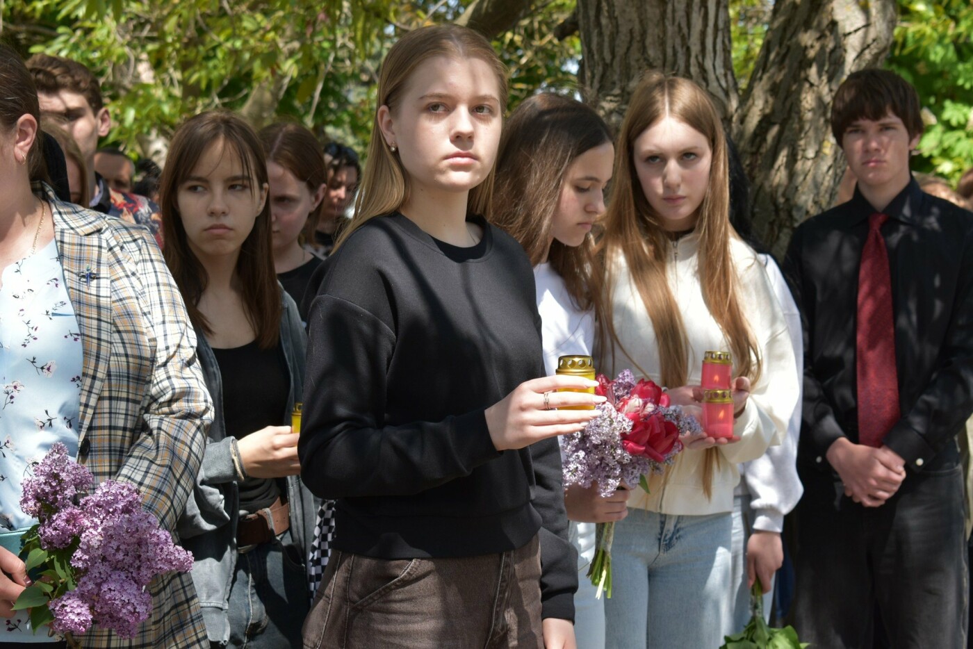 В Баштанке почтили память командира Андрея Олейника