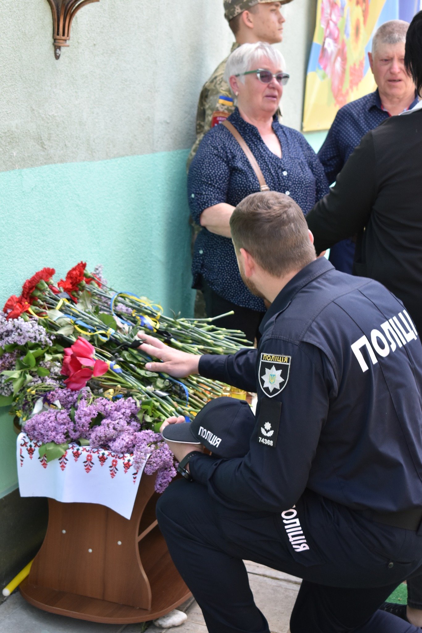 В Баштанке почтили память командира Андрея Олейника