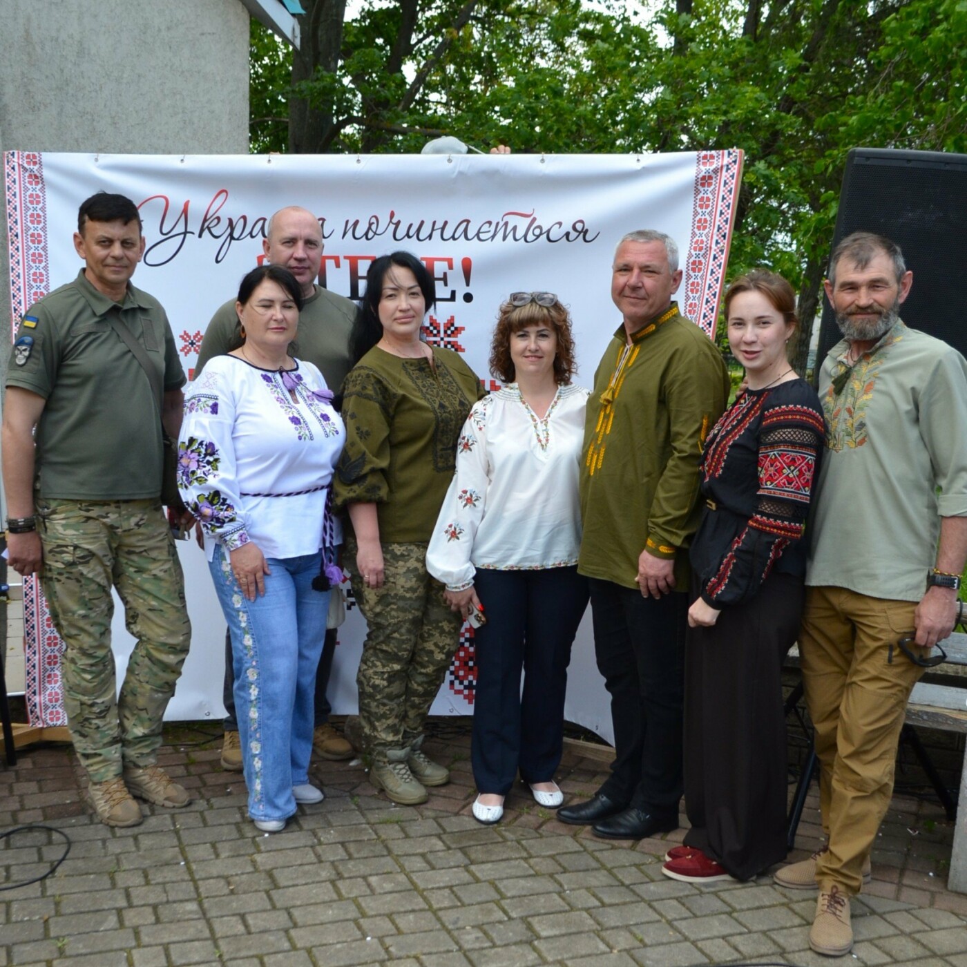Акция «Вышитая лента памяти» в Николаевской области