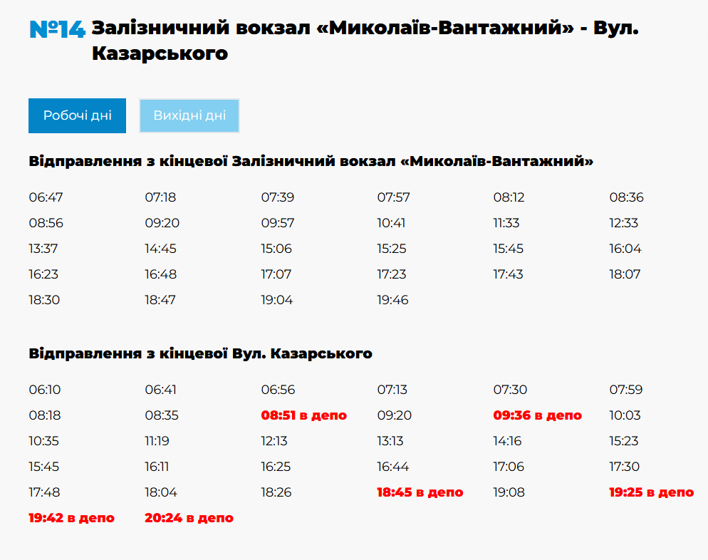Троллейбус 14 Николаев