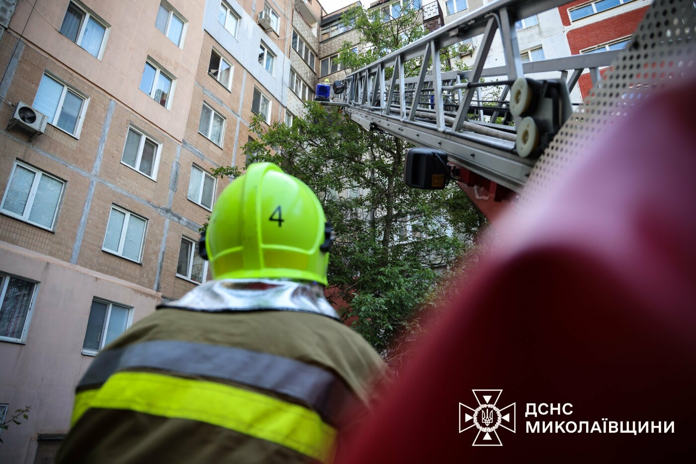 Пожар в Николаеве