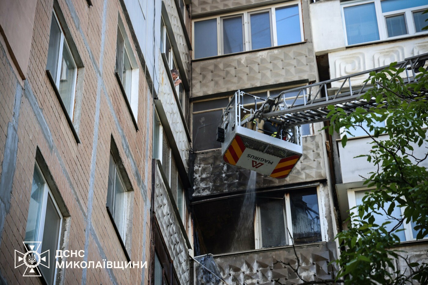 Пожар в Николаеве