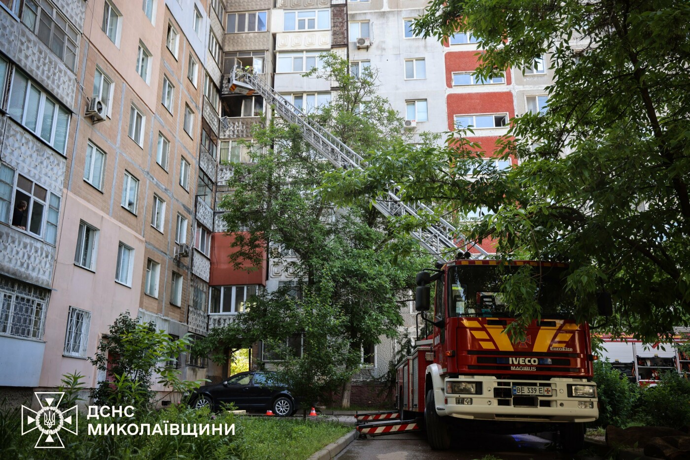 Пожар в Николаеве