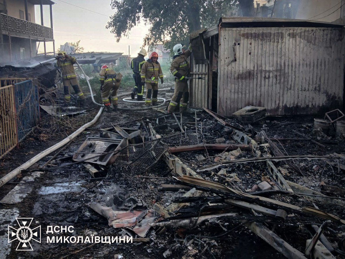 Пожары в Николаевской области