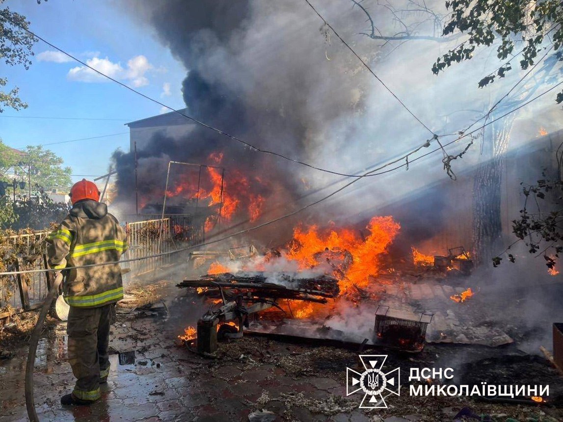 Пожары в Николаевской области