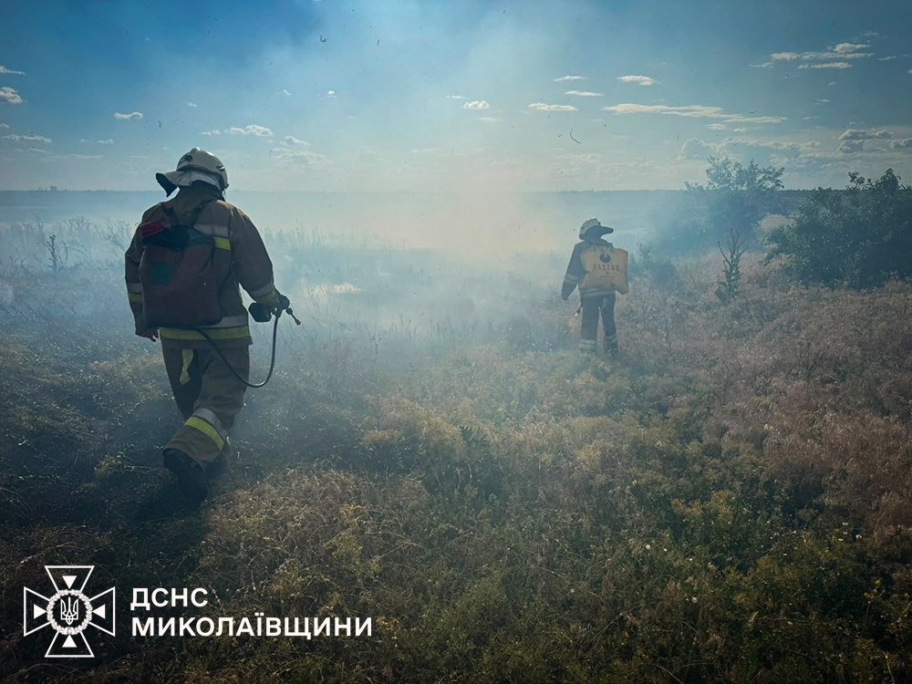 Пожары в Николаевской области