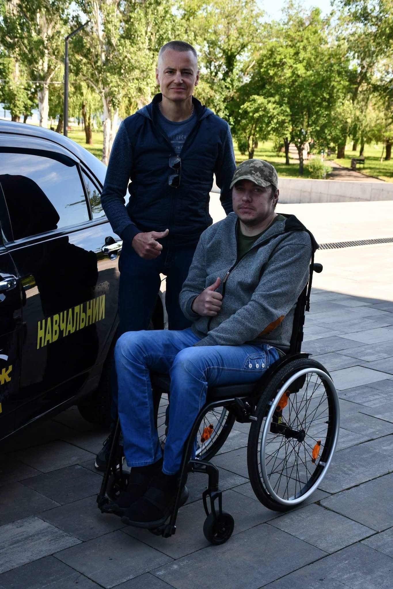 Ветераны Николаевщины овладевают управлением авто