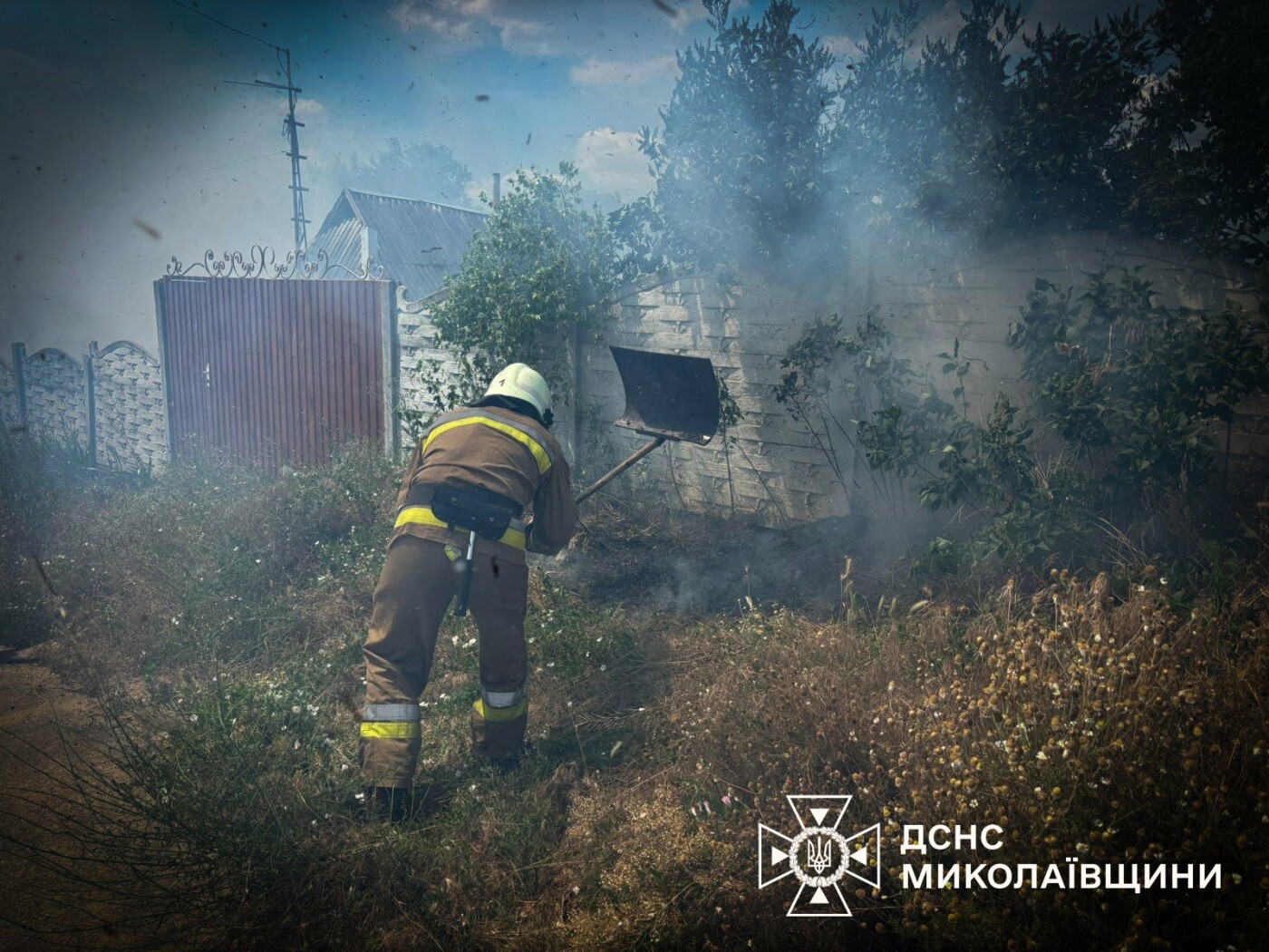 Пожары в Николаевской области