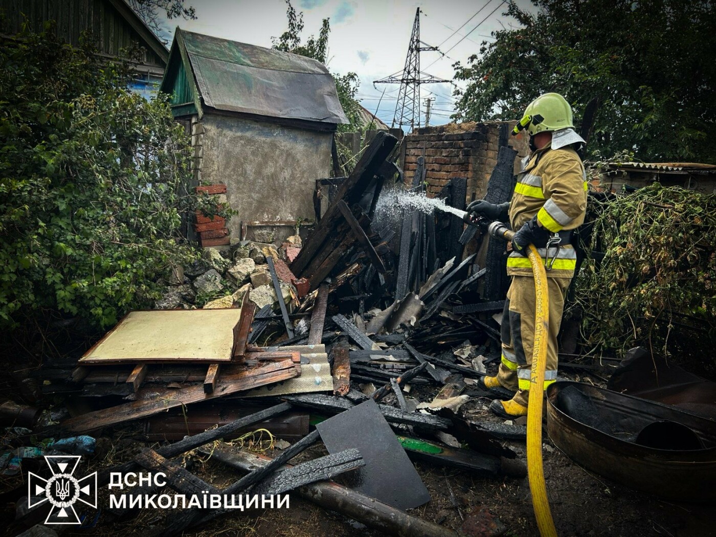 Пожары в Николаевской области