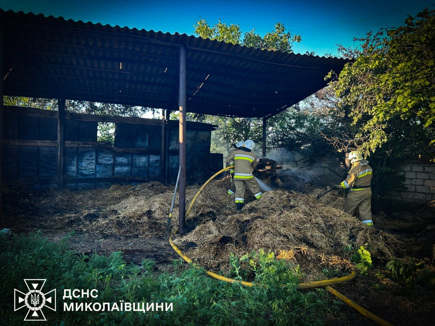 Пожары в Николаевской области
