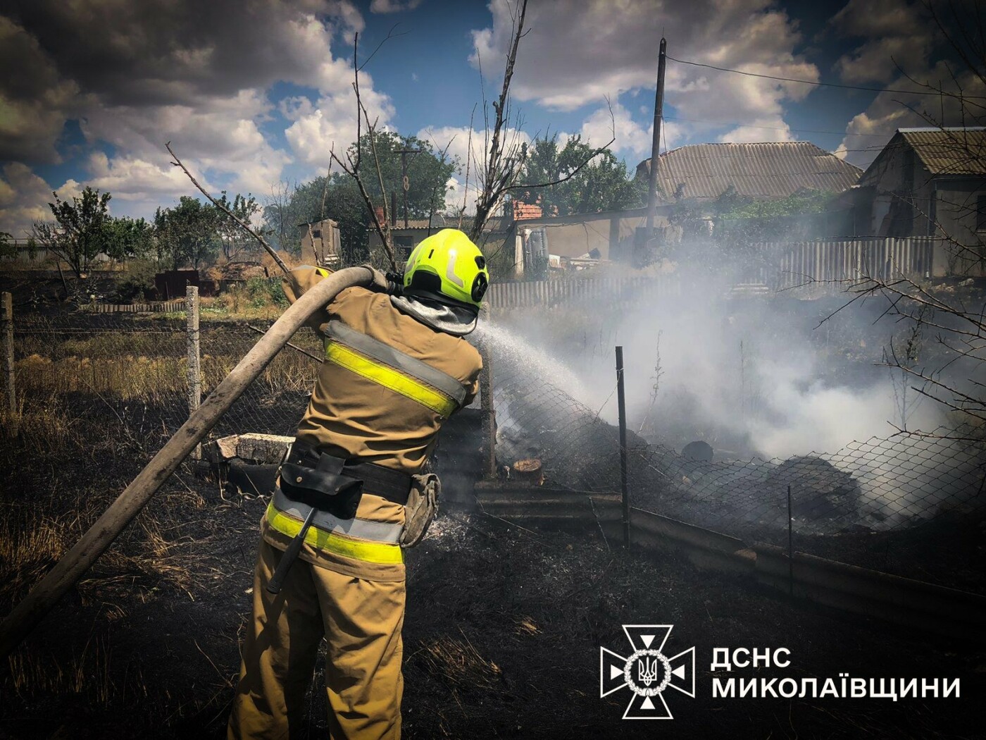 Пожары в Николаевской области