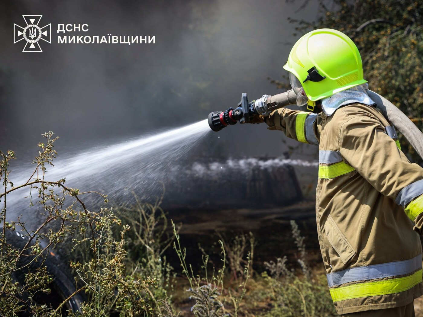 Пожары в Николаевской области