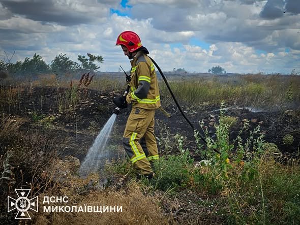 Пожежі на Миколаївщині