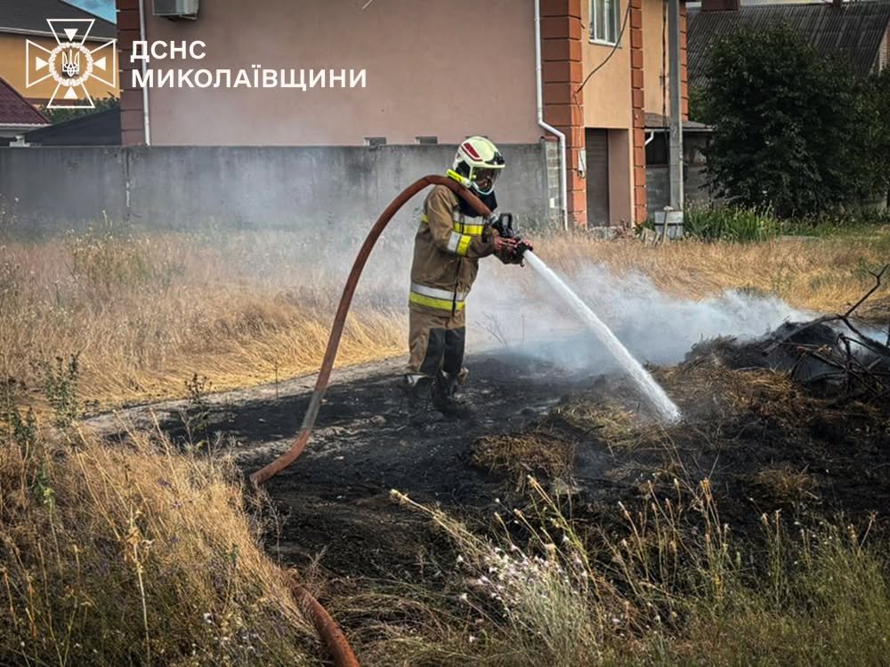 Пожежі на Миколаївщині
