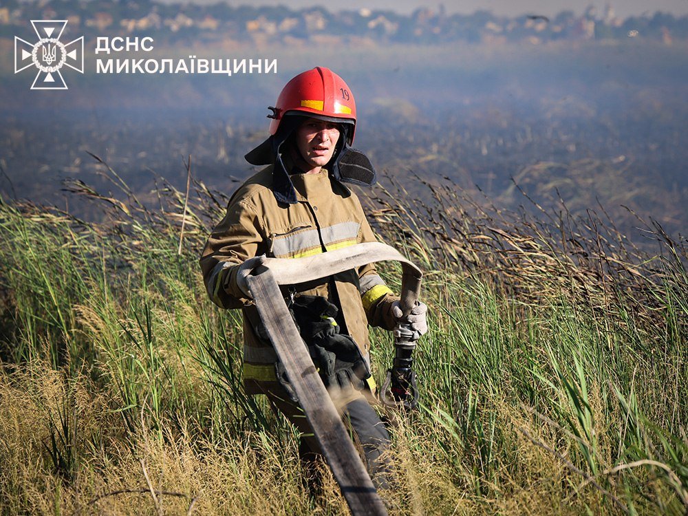 Пожары в Николаевской области