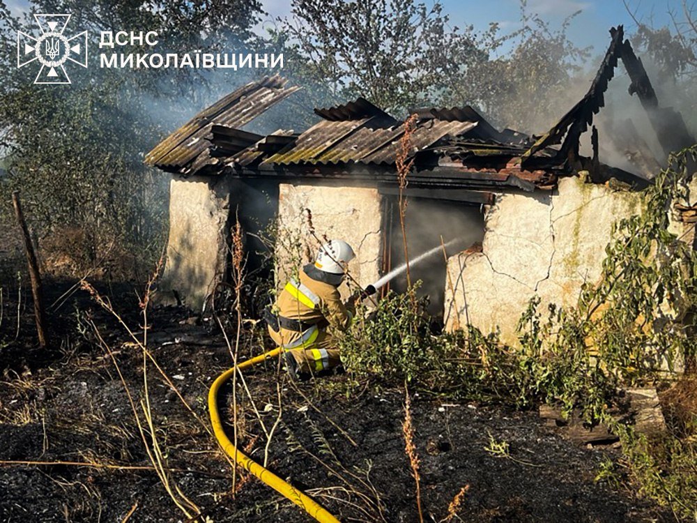 Пожары в Николаевской области