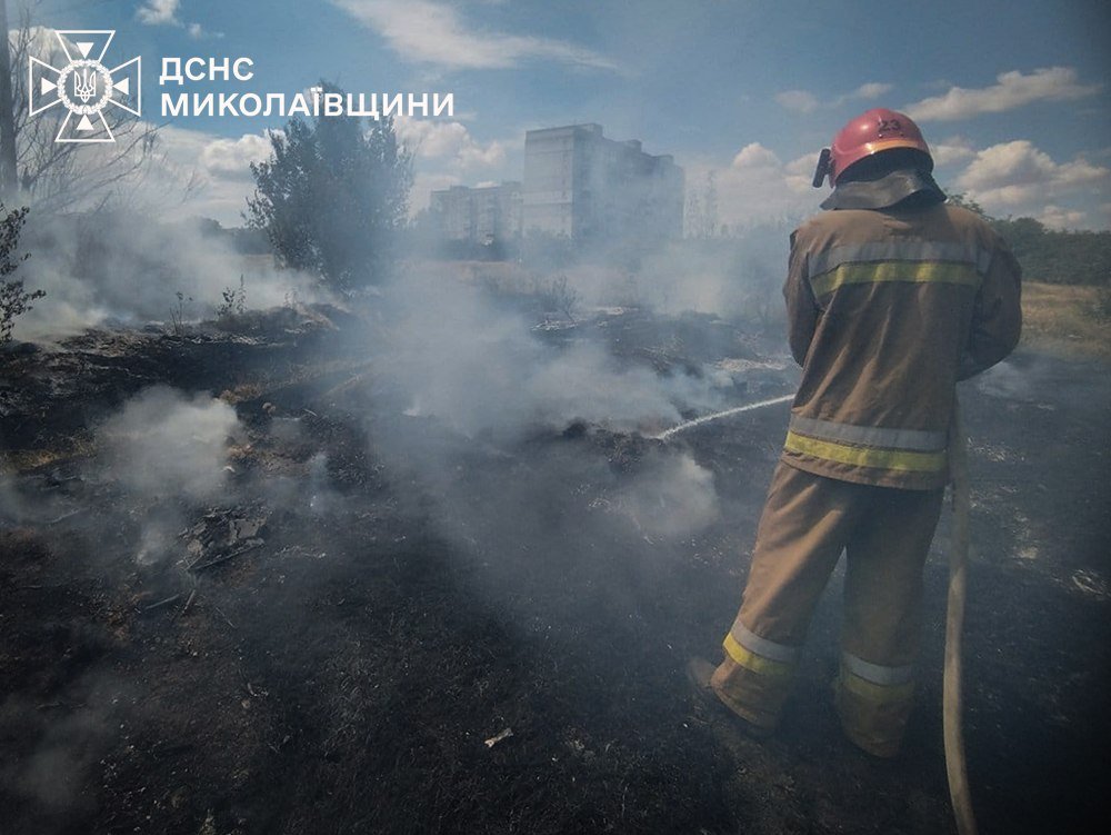 Пожары в Николаевской области