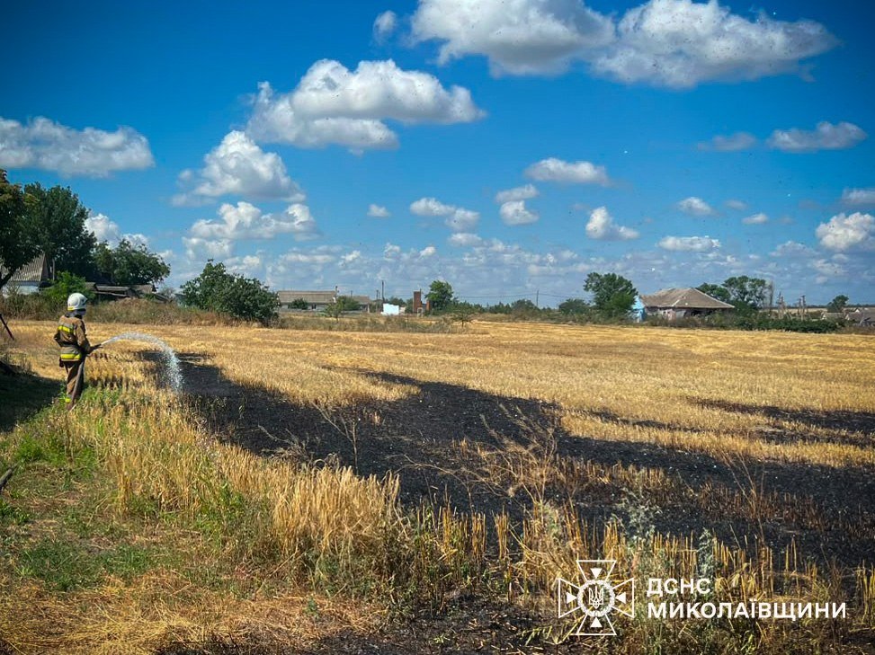 Пожары в Николаевской области