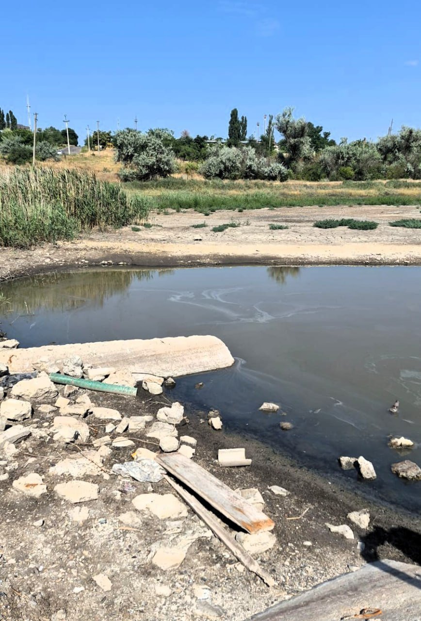 В Николаевской области проверили информацию о спуске воды со пруда