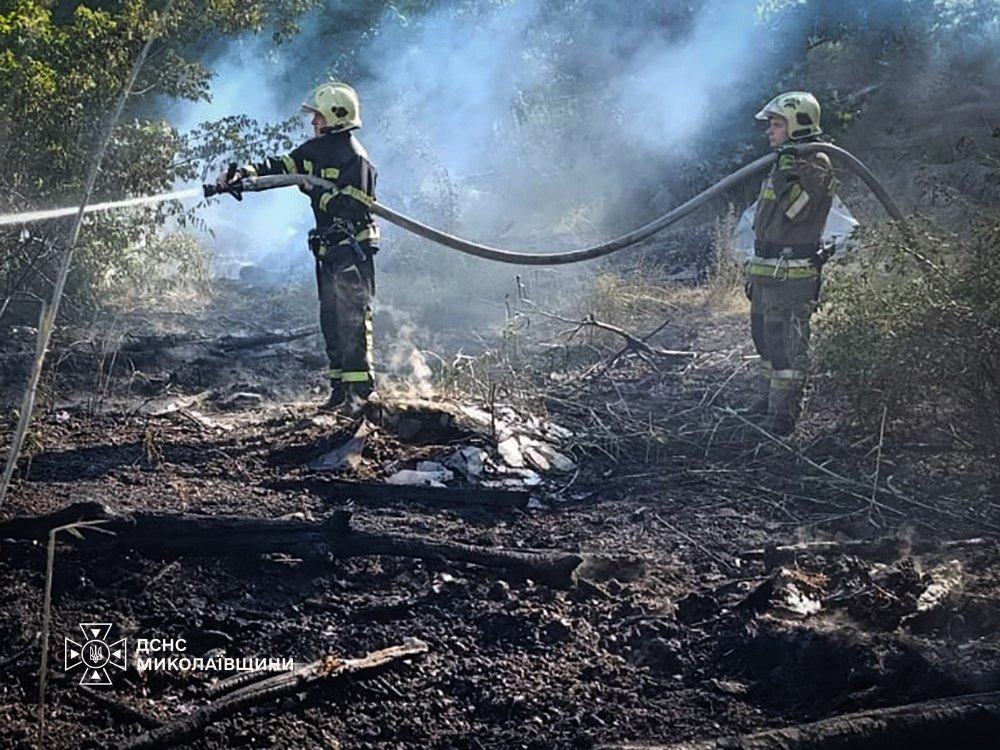Пожары в Николаевской области