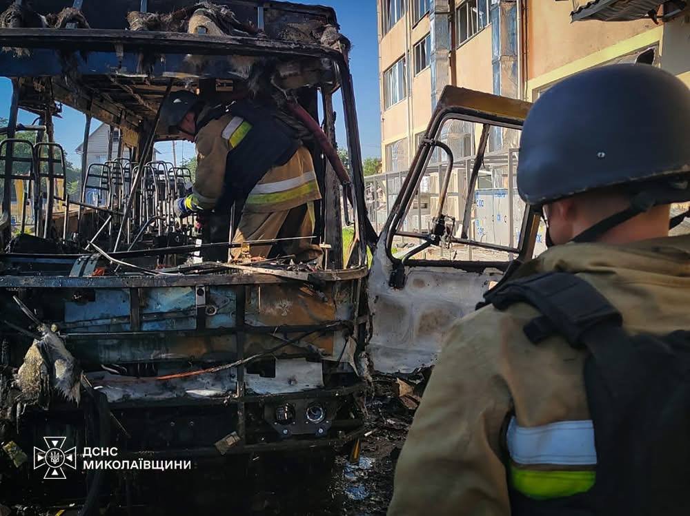 Враг атаковал лицей в Николаеве
