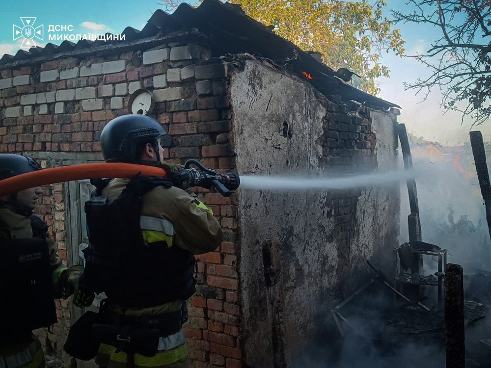 Пожары в Николаевской области