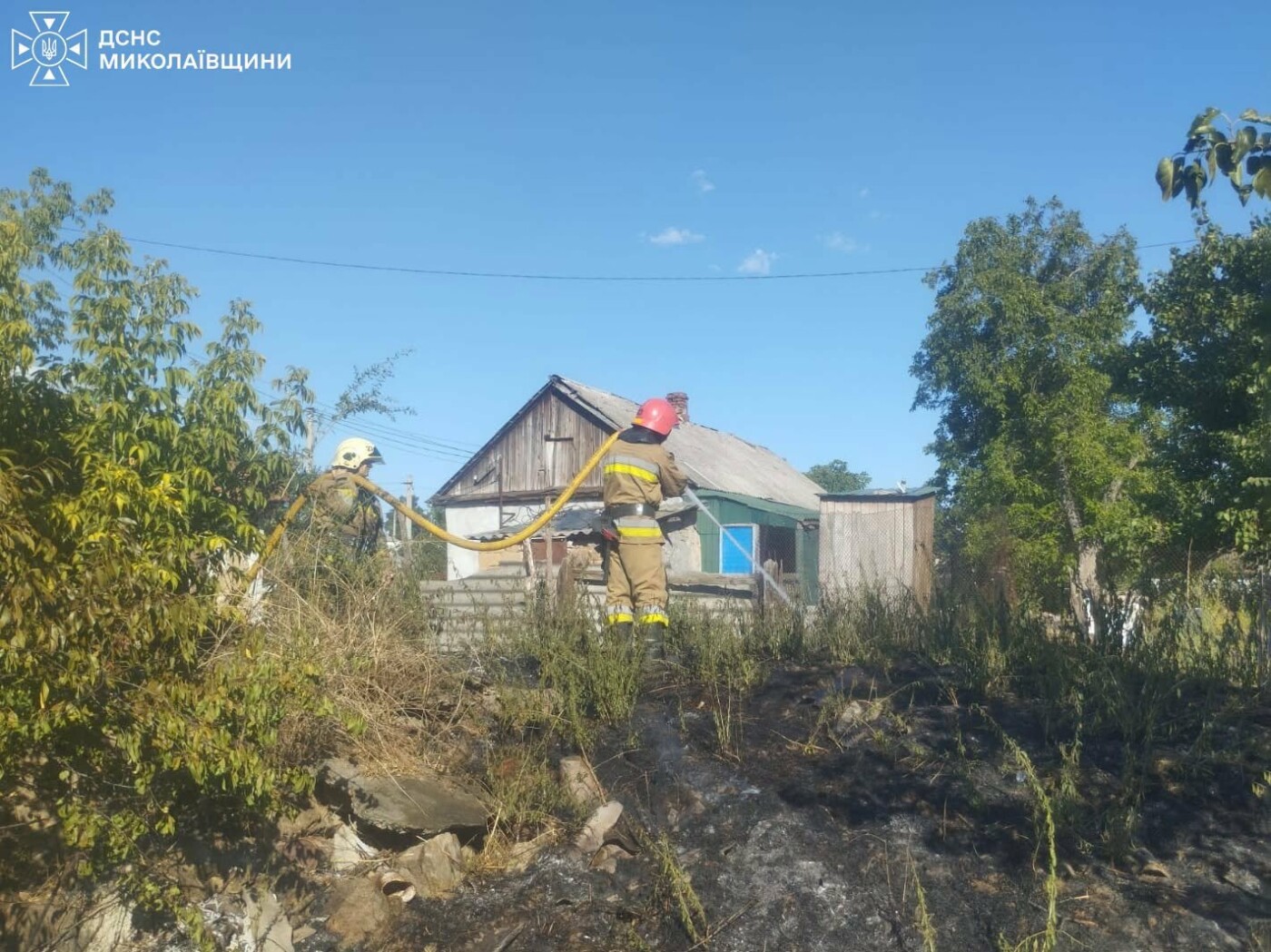 Пожары в Николаевской области