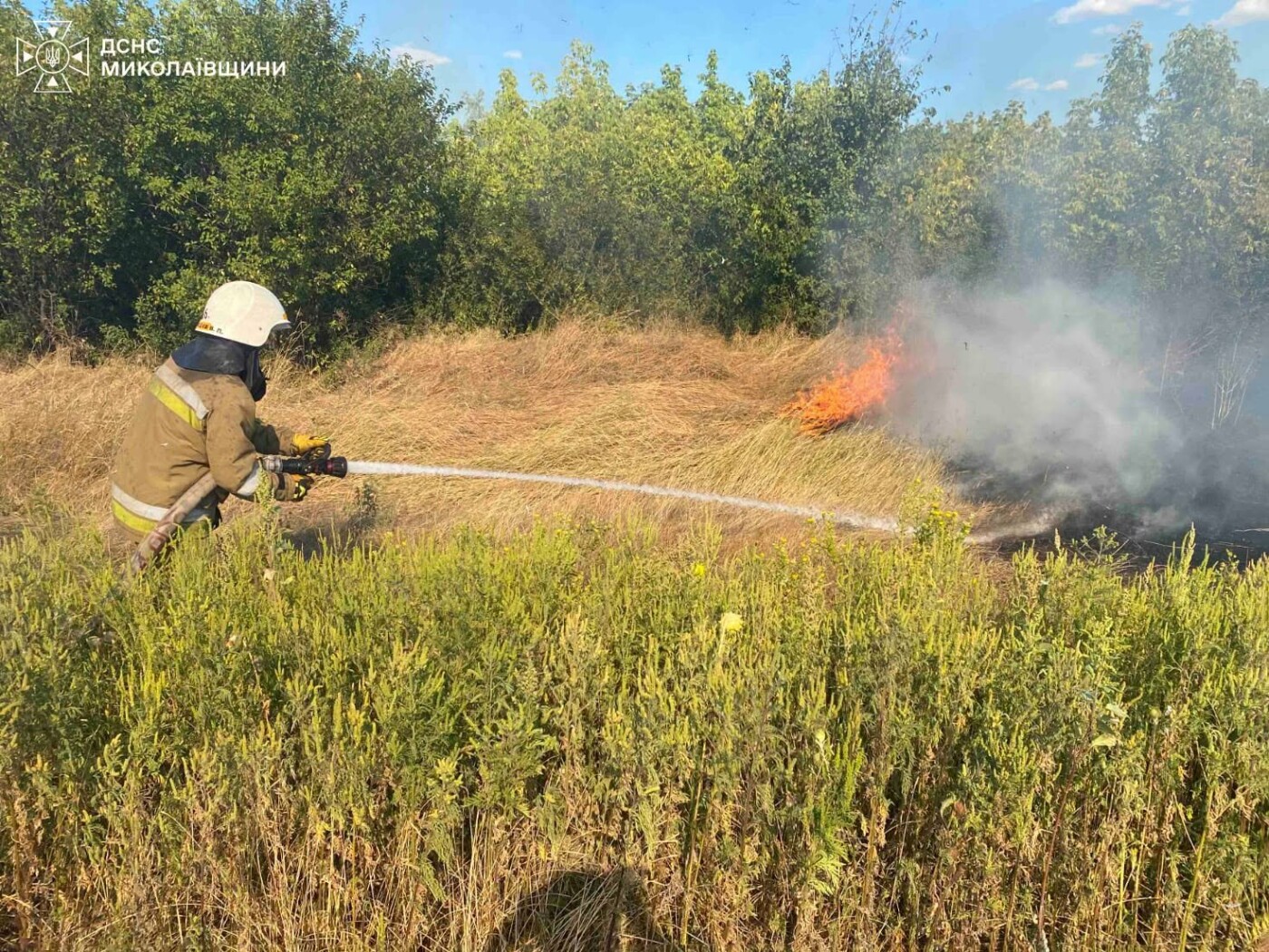 Пожары в Николаевской области